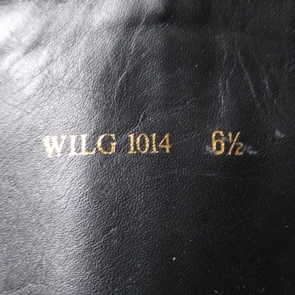 Hunter Willingen Black Suede Leather Tall Boots Size 6.5 - Picture 5 of 5